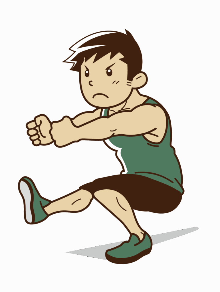 片脚スクワット